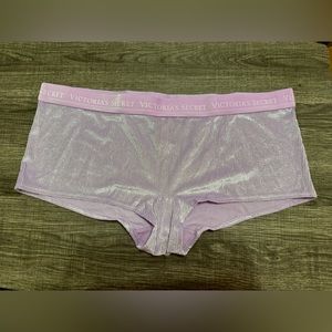 Victoria’s Secret (VS) shortie underwear purple velvet - size large
